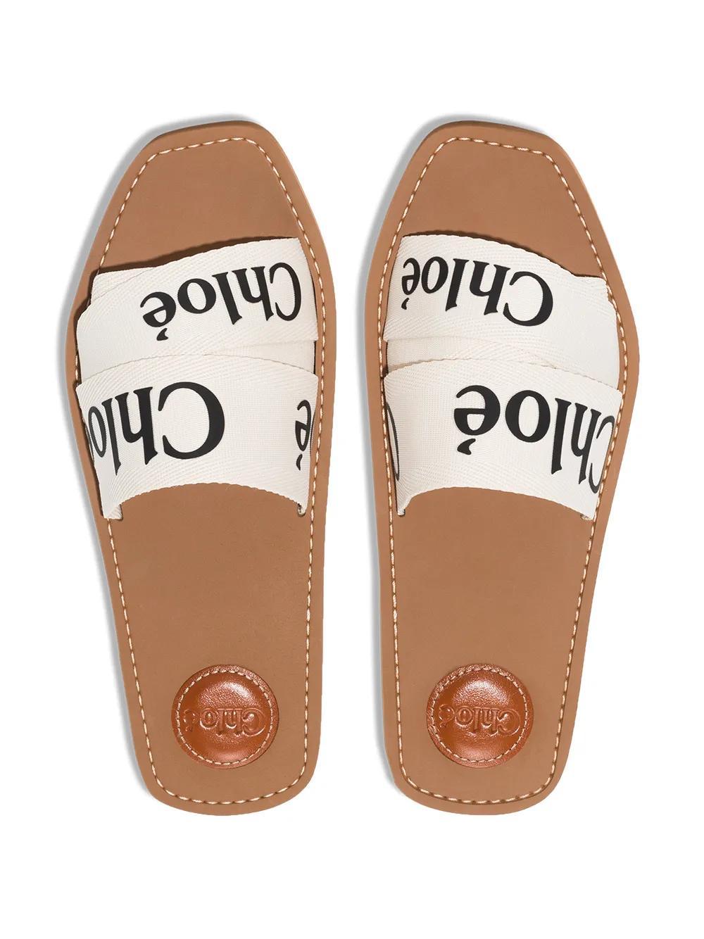 Woody logo strap slides Product Image