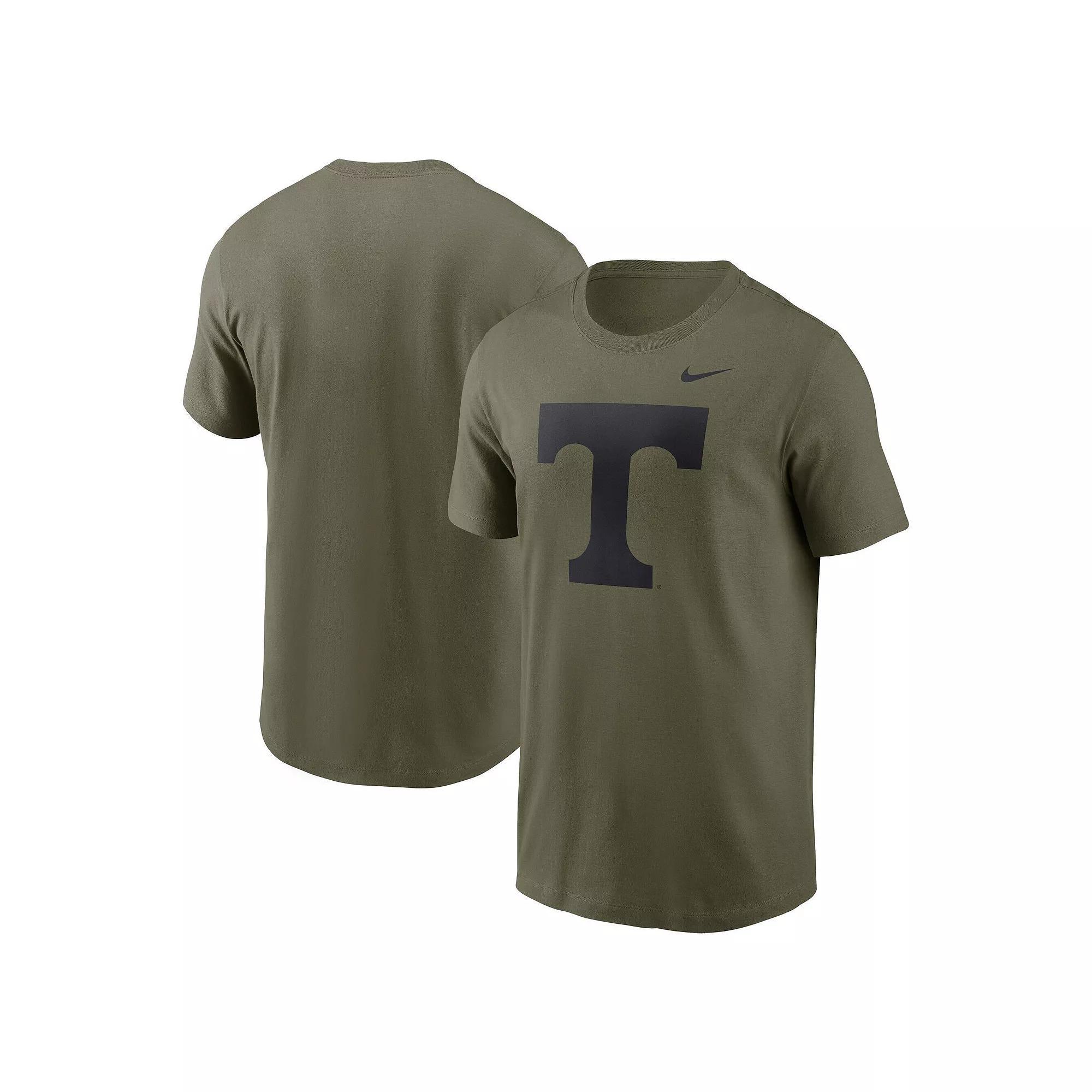 Men's Nike Olive Duke Blue Devils 2024 Military Appreciation Tonal Logo Performance T-Shirt,  Product Image