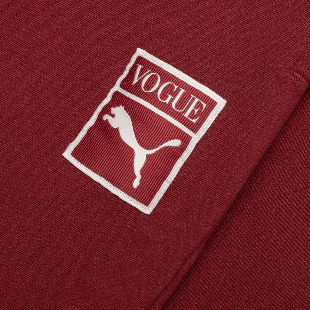 Puma X Vogue Relaxed Sweatpants Tr-Red Female Product Image