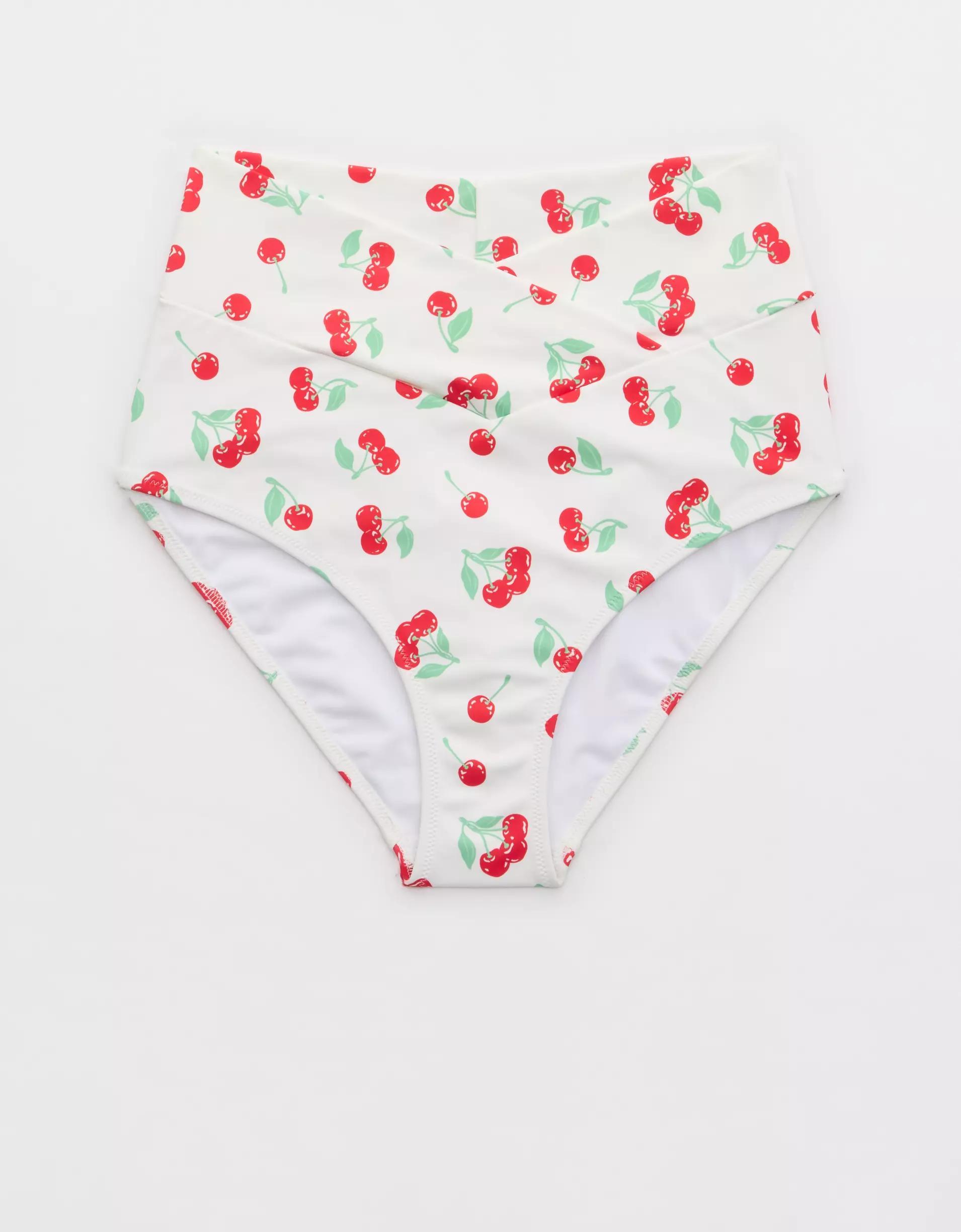 Aerie Crossover High Waisted Bikini Bottom Product Image