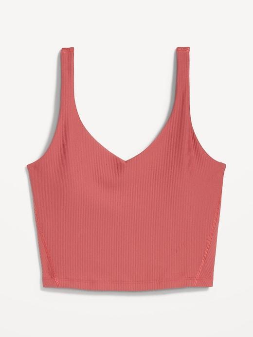 Light Support PowerSoft Rib Longline Sports Bra Product Image