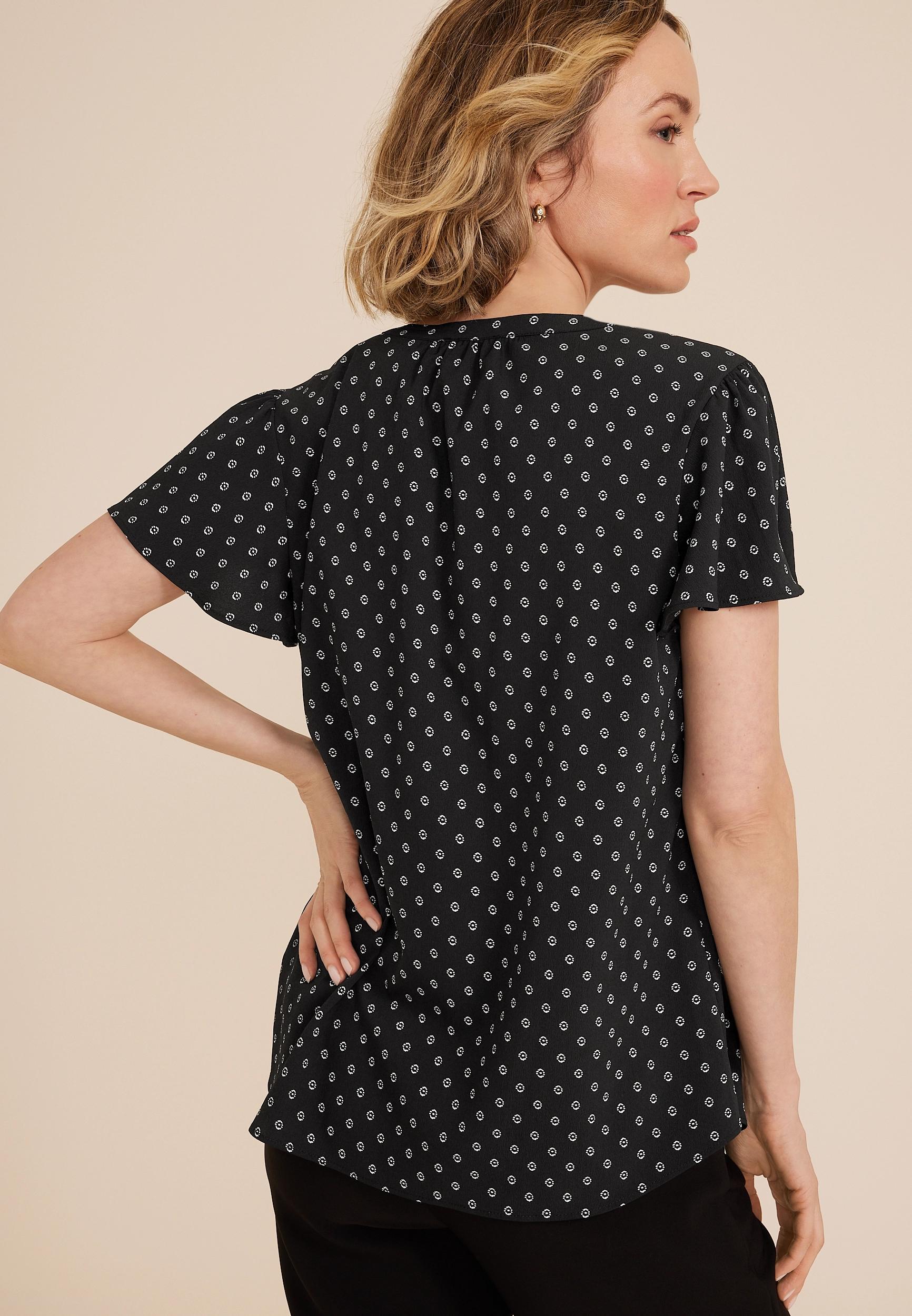 Atwood Flutter Sleeve Blouse Product Image