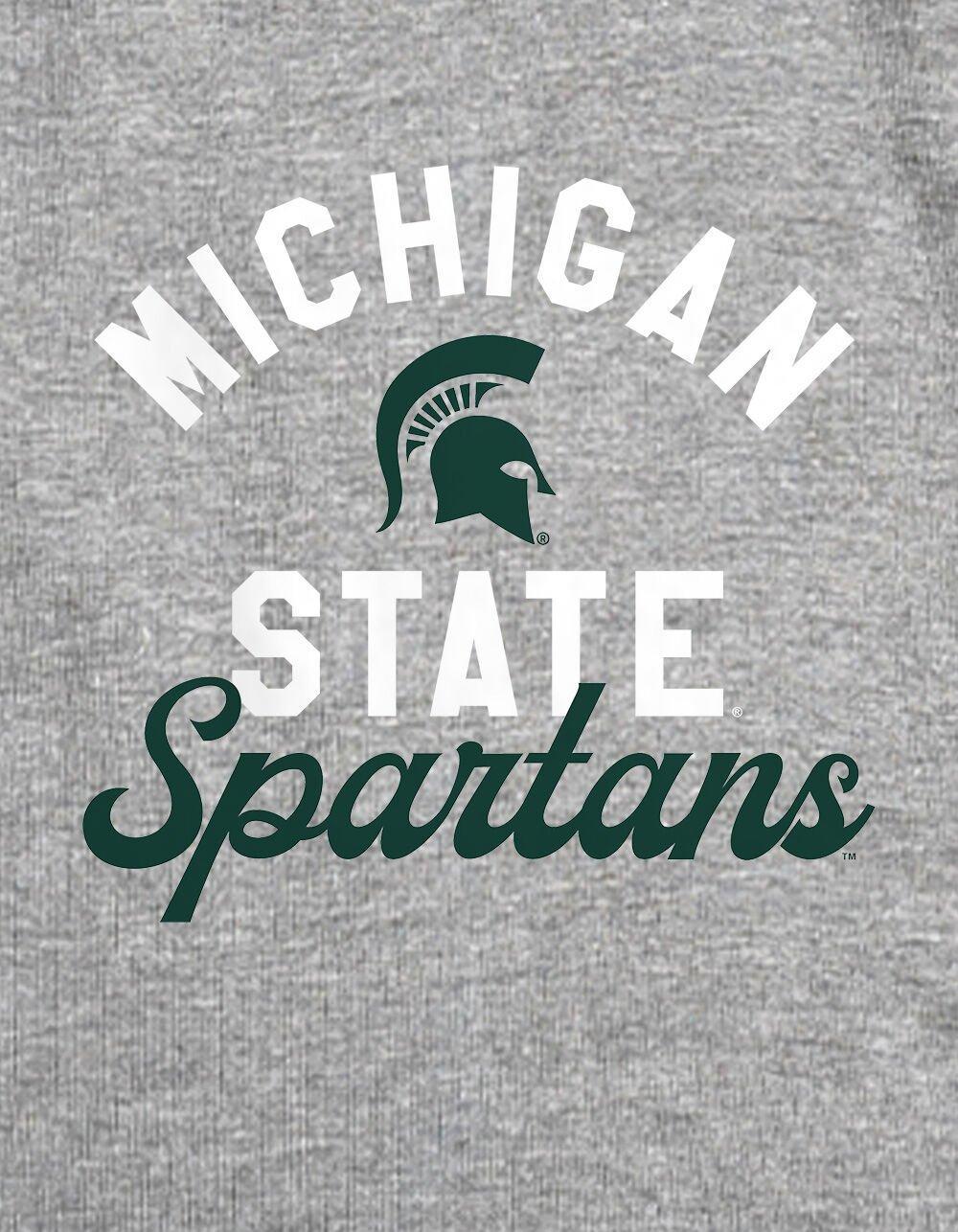 MICHIGAN STATE UNIVERSITY Classic Script Womens Cropped Tank Top Product Image