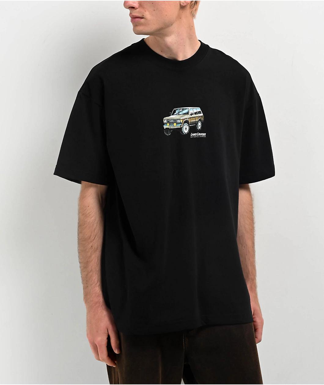 HUF x Land Cruiser Rosetta Black T-Shirt Product Image