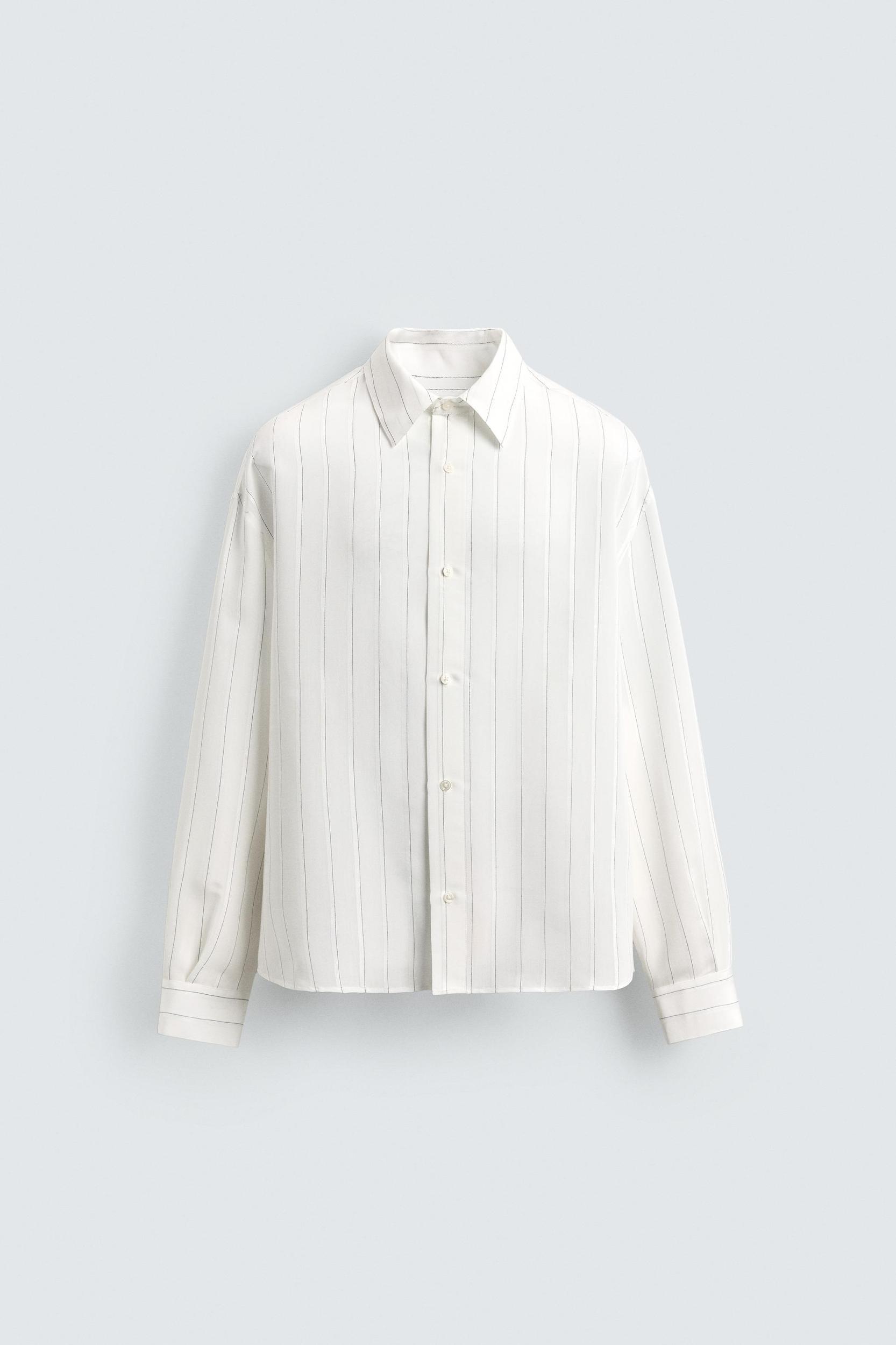 FLOWY STRIPED SHIRT Product Image