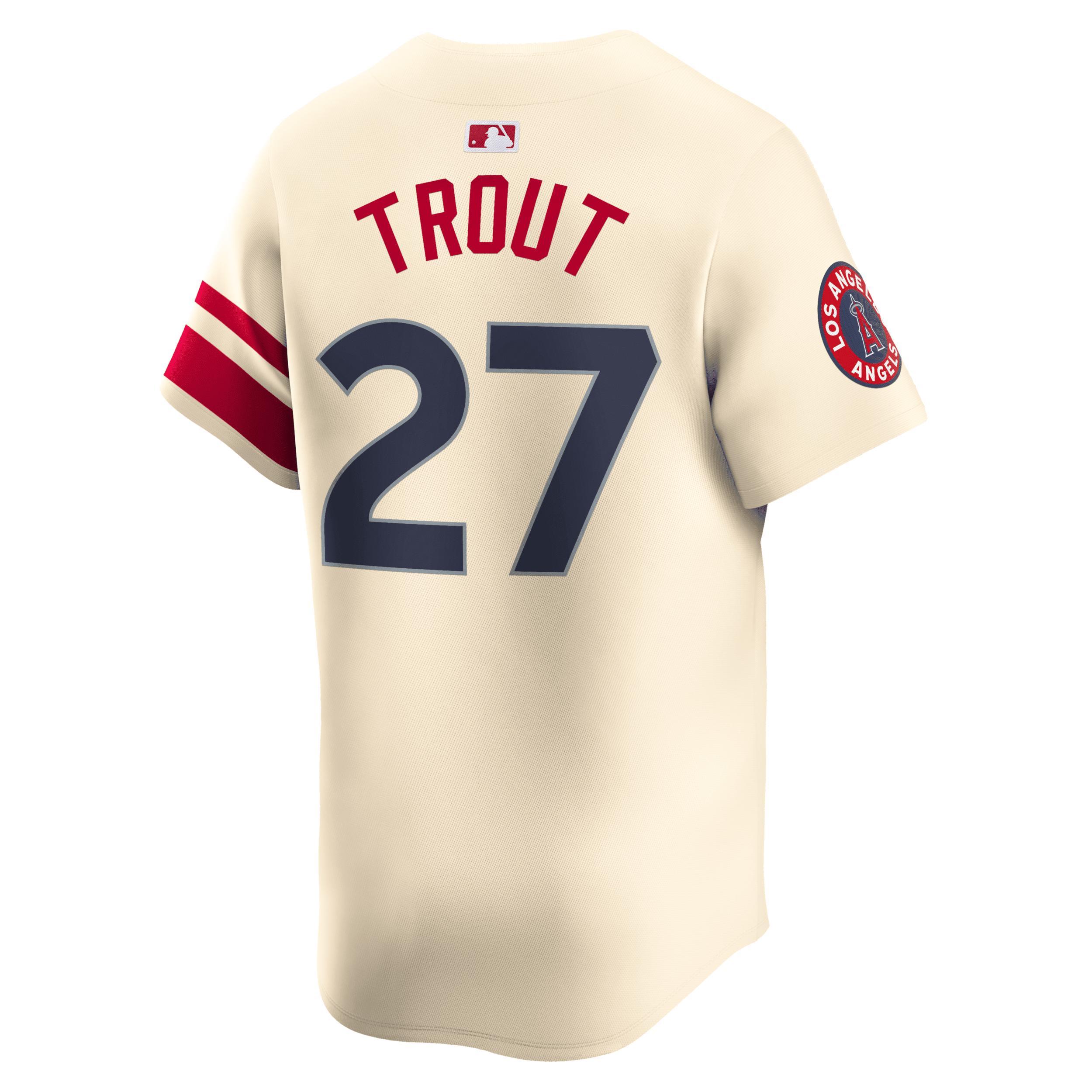 Mike Trout Los Angeles Angels City Connect Nike Mens Dri-FIT ADV MLB Limited Jersey Product Image