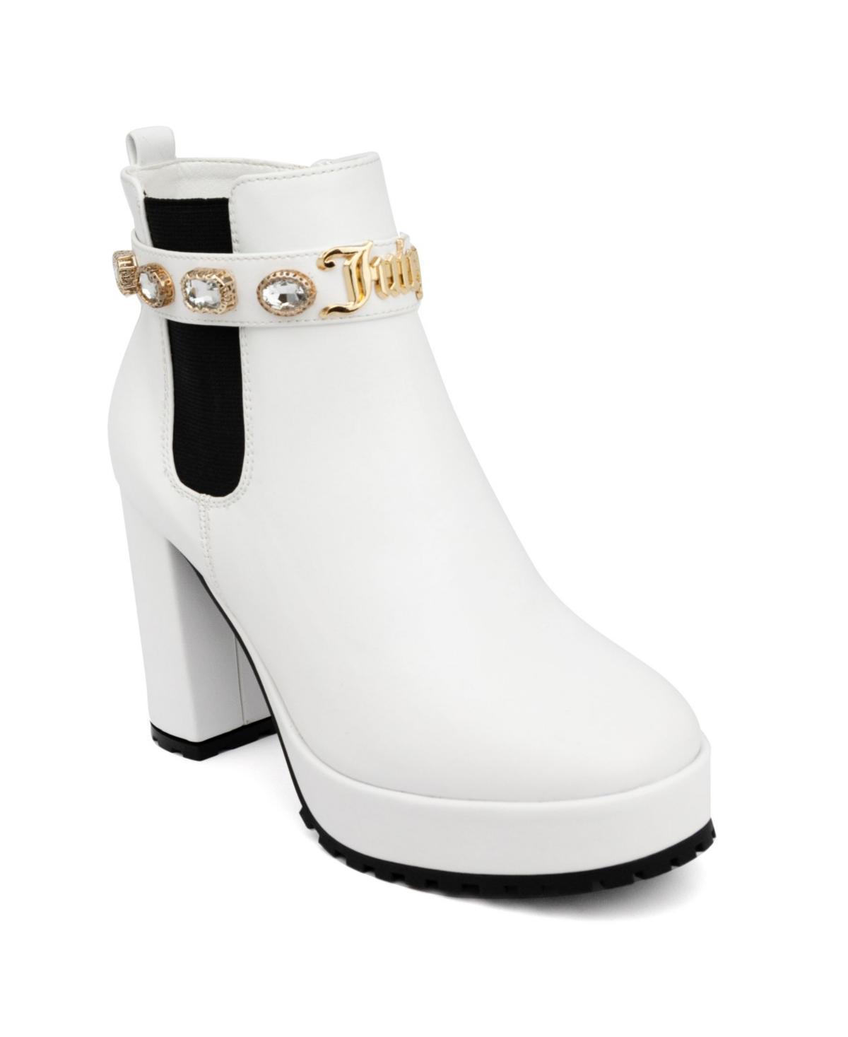 Juicy Couture Python Womens Block Heel Ankle Boots Product Image