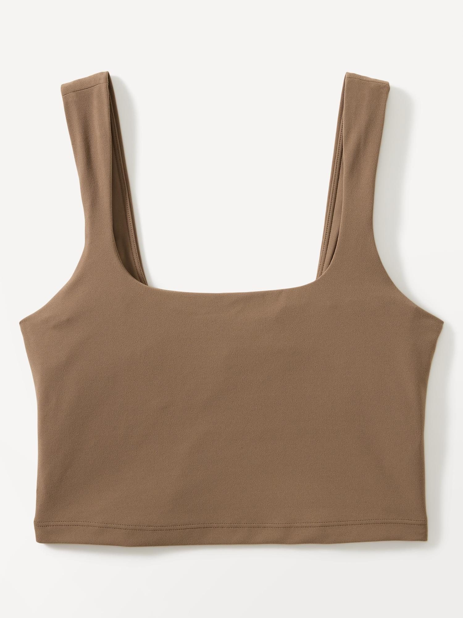Transcend Square Neck Crop Sports Bra A-C Product Image