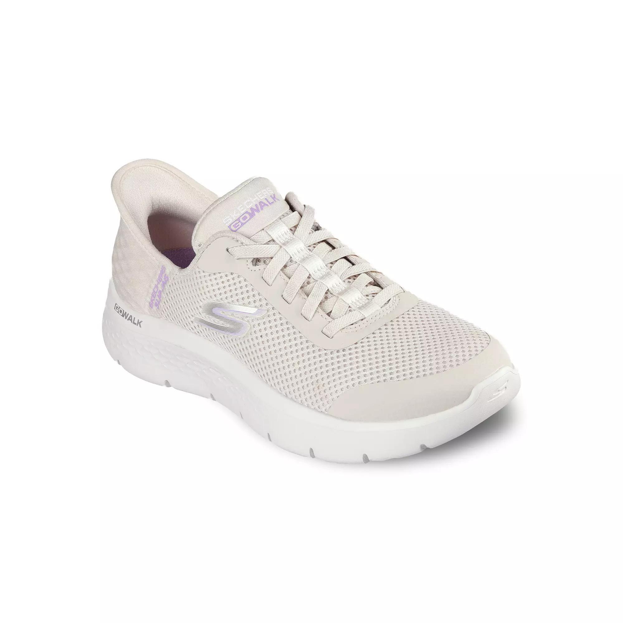 Skechers Hands Free Slip-ins® GO WALK Flex™ Grand Entry Women's Athletic Shoes, Size: 8, Off White Product Image