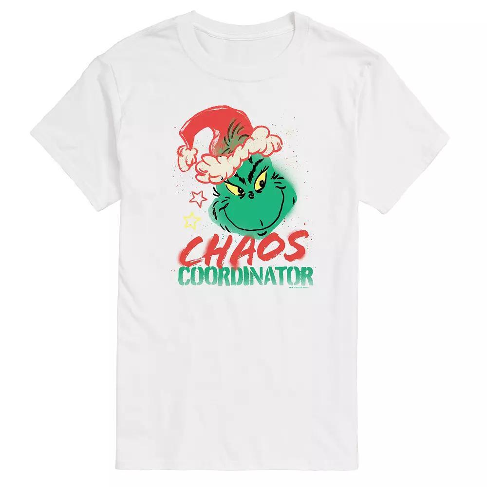 Big & Tall Dr. Seuss The Grinch Chaos Coordinator Graphic Tee, Men's,  Product Image