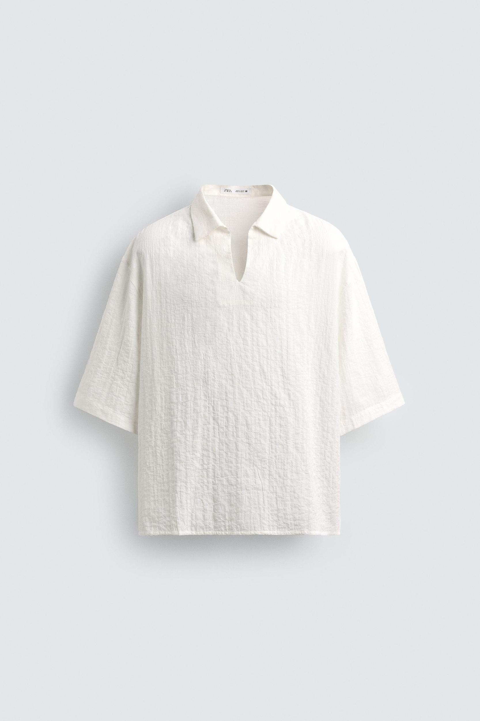 TEXTURED POLO SHIRT Product Image