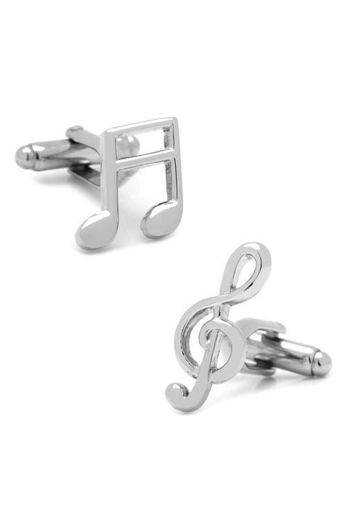 Music Note Treble Clef Cufflinks Product Image