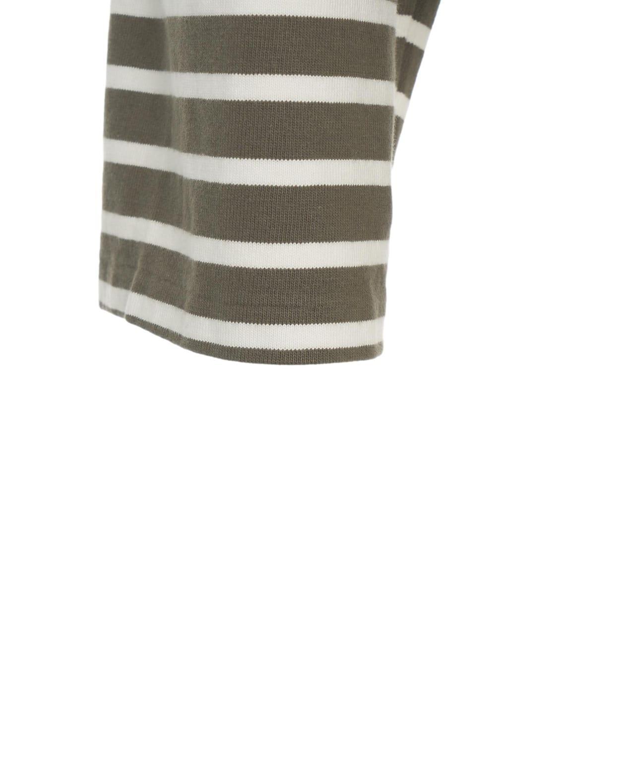 Striped cropped pullover Product Image