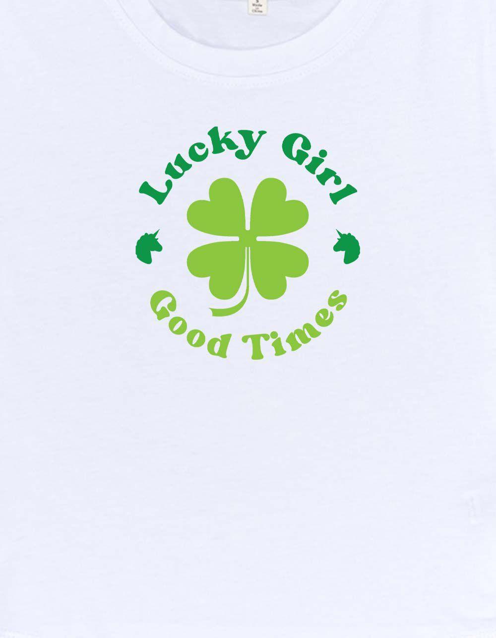 SHAMROCK Lucky Girl Womens Baby Tee Product Image