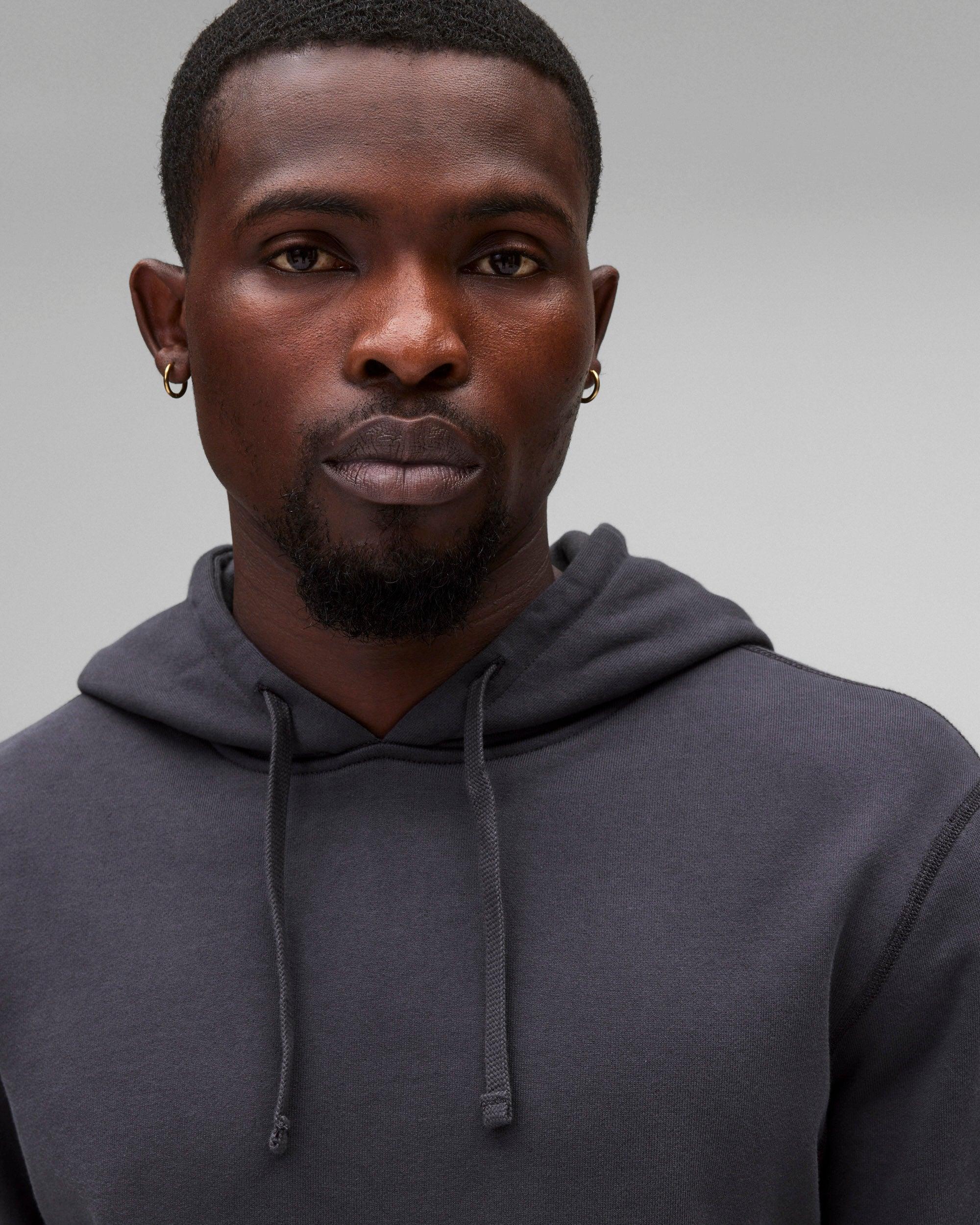 Midweight Terry Slim Hoodie Male Product Image