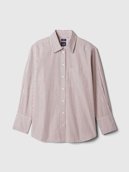 Organic Cotton Poplin Big Shirt Product Image