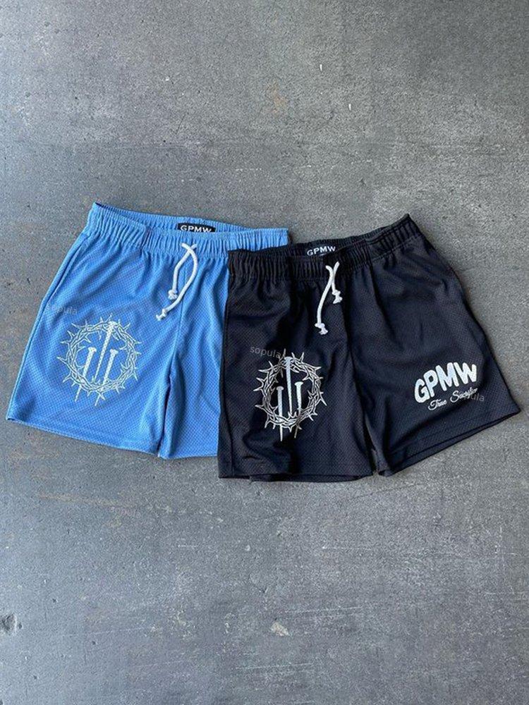 Sopula Sacrifice Printed Mesh Shorts Product Image