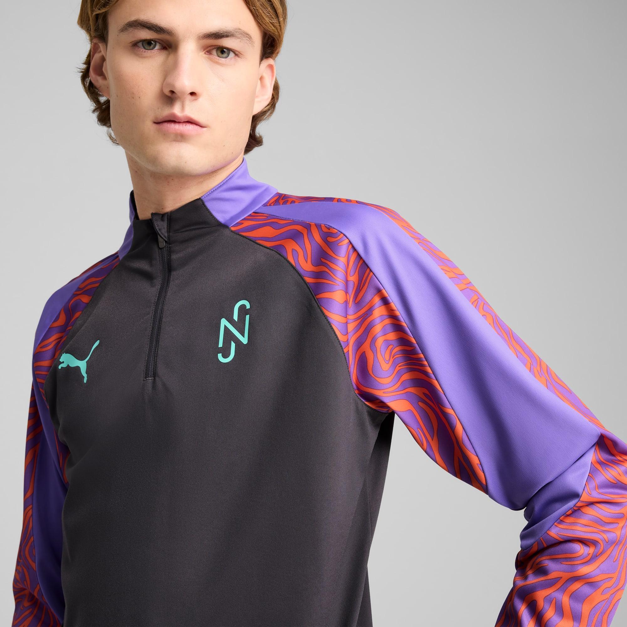 PUMA x NEYMAR Creativity Men's Quarter-Zip Soccer Top in Grey Product Image