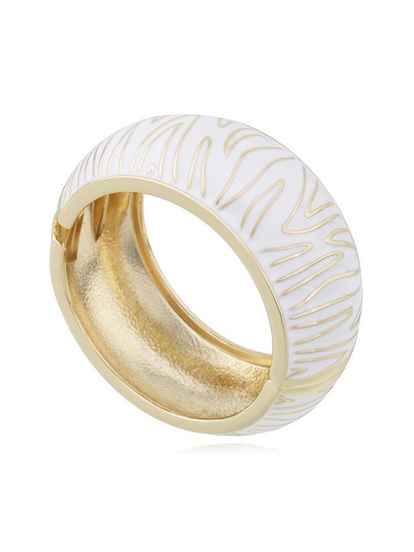 Geometric Zebra-Stripe Bracelet Accessories Product Image