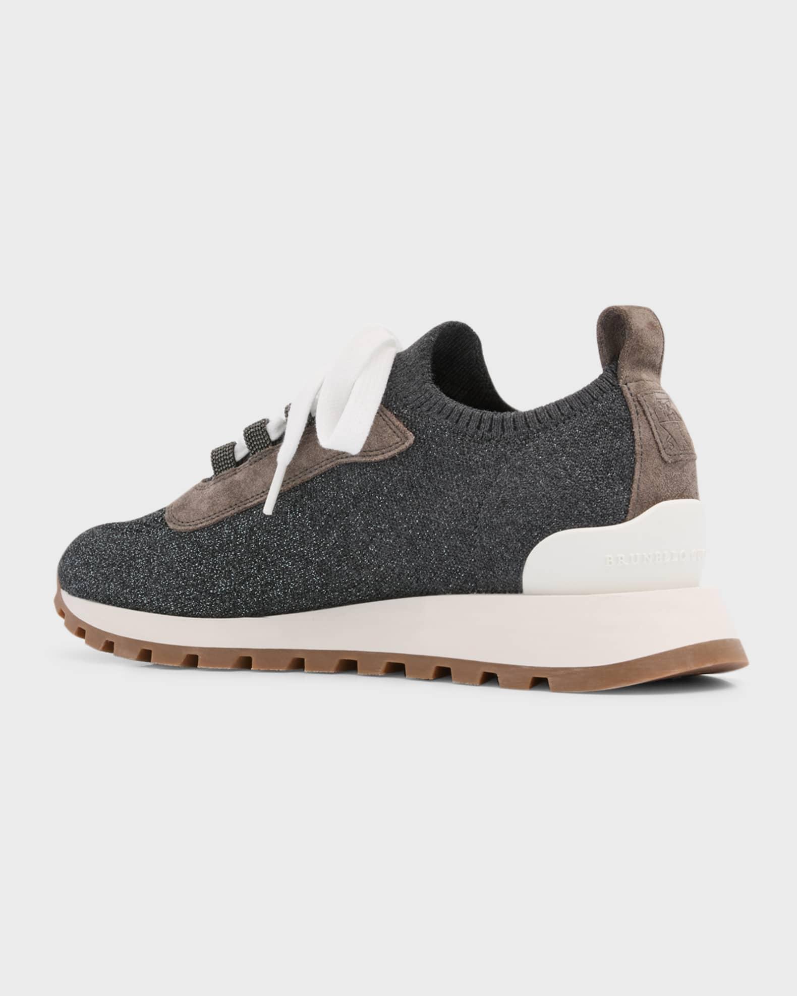 Monili Shimmer Knit Trainer Sneakers Product Image