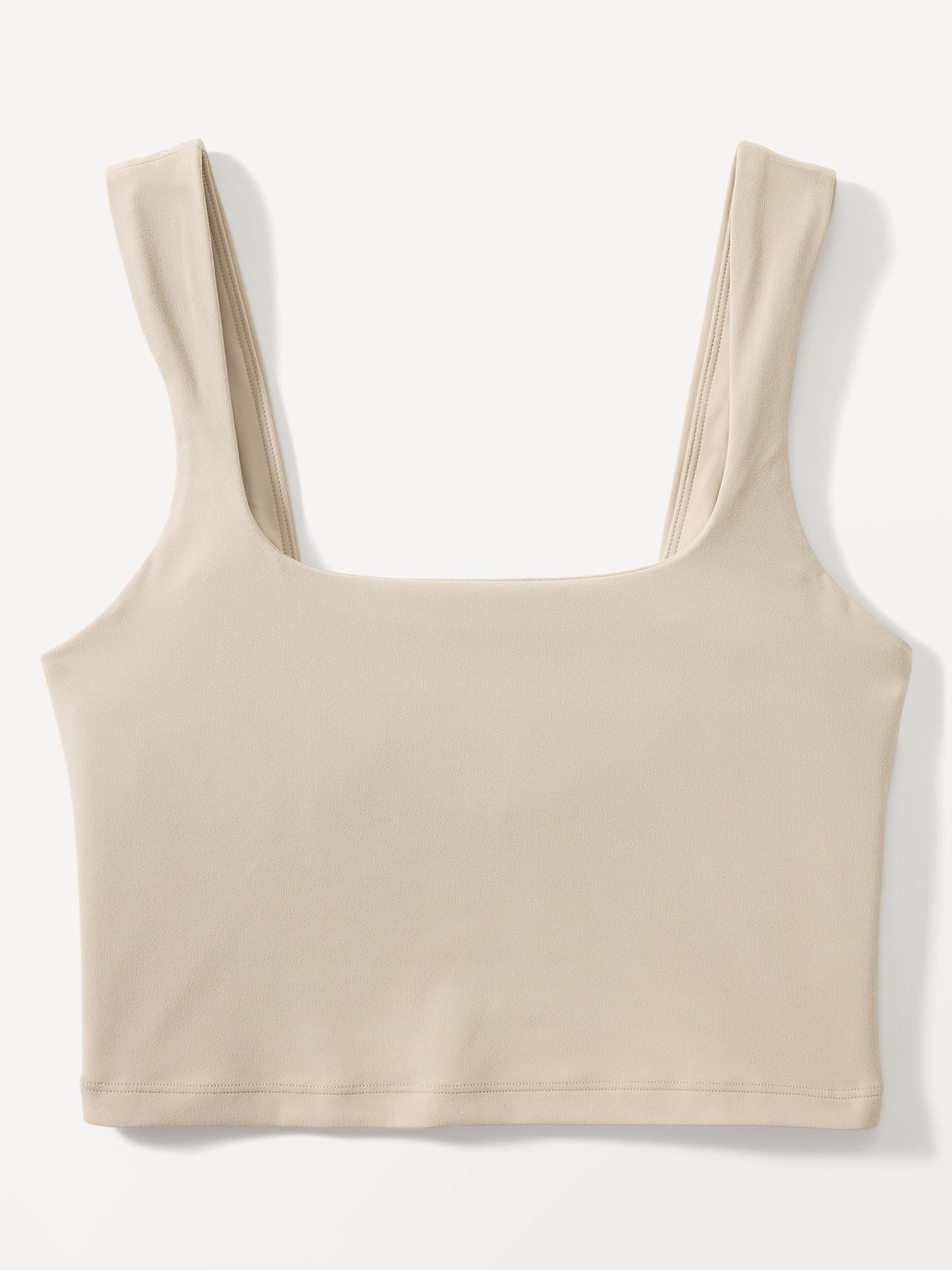 Transcend Square Neck Crop Sports Bra A-C Product Image