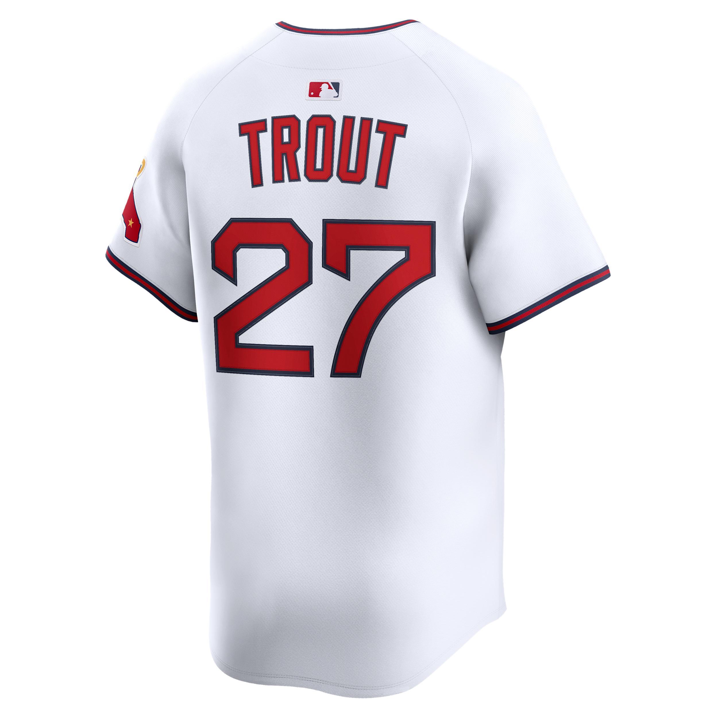 Mike Trout Los Angeles Angels Nike Mens Dri-FIT ADV MLB Limited Jersey | LM250DR5AN9-2ZQ Product Image