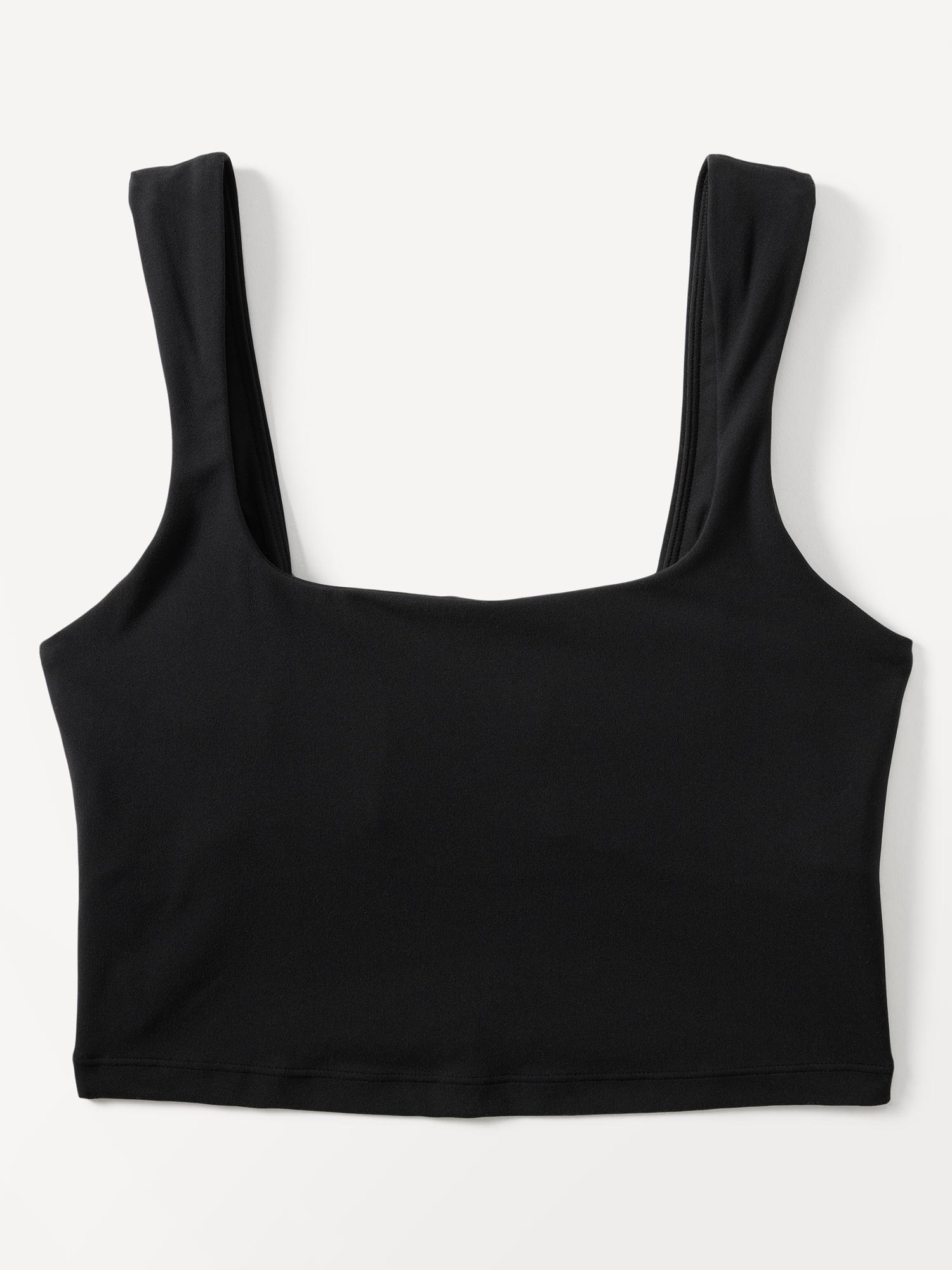 Transcend Square Neck Crop Sports Bra A-C Product Image