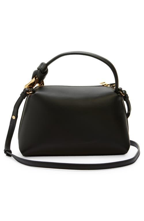 JW ANDERSON Small Jwa Corner Leather Crossbody Bag In Black Product Image