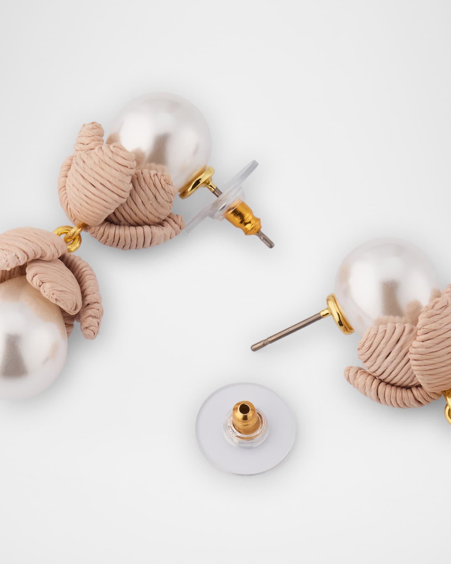 Pearly Droplet Earrings Product Image