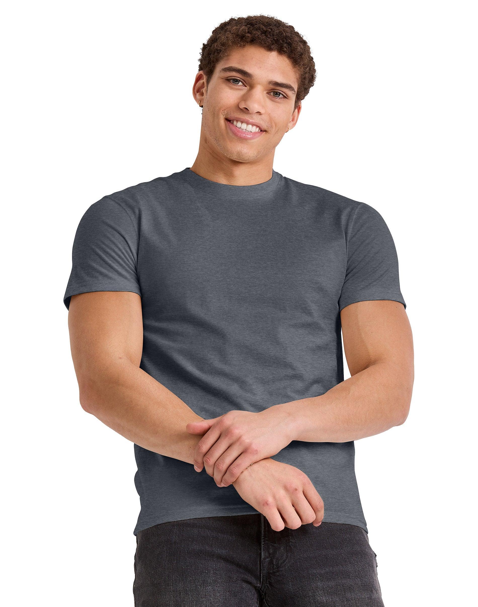 Hanes Originals Mens Tri-Blend T-Shirt Slate 2XL Product Image