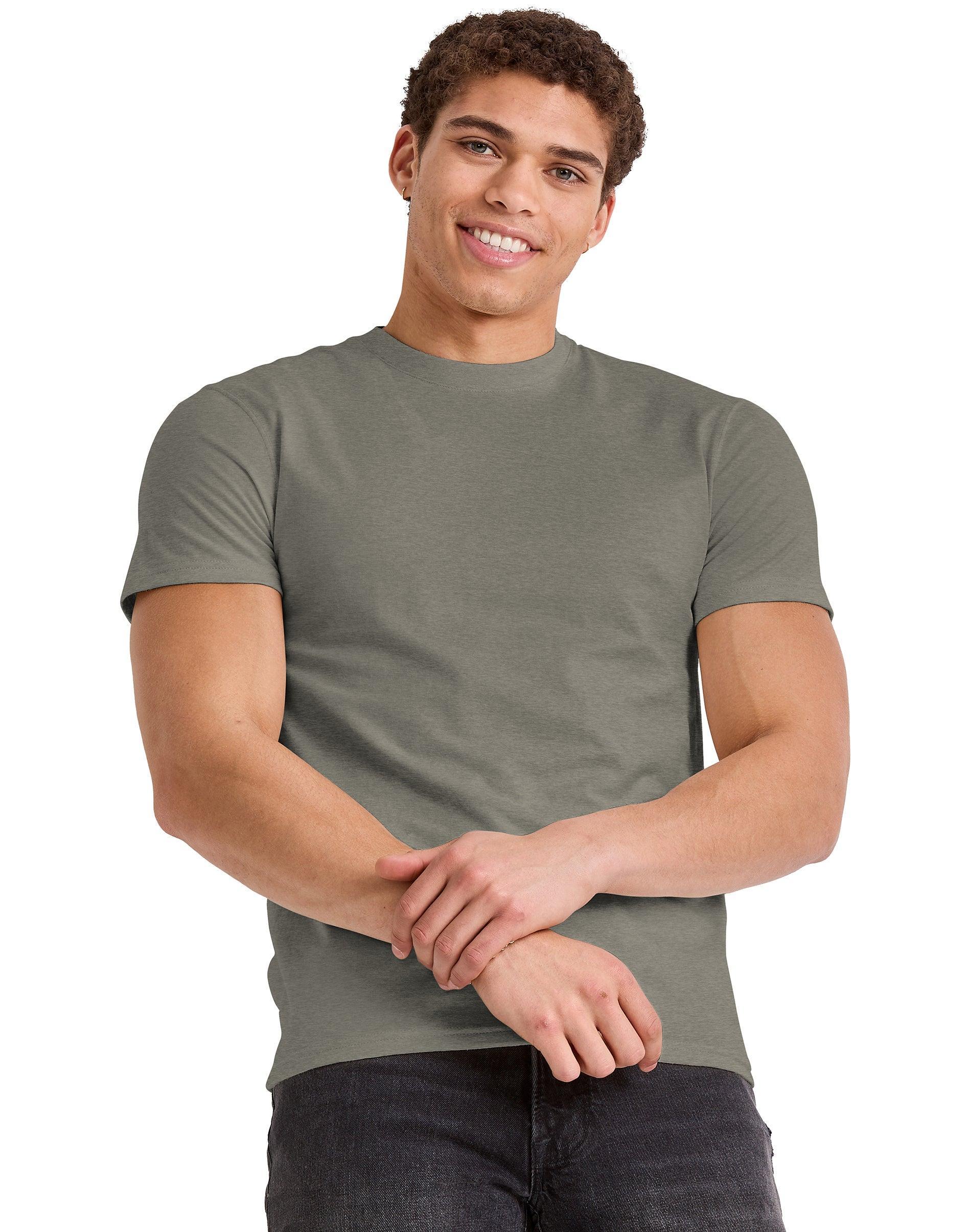 Hanes Originals Mens Tri-Blend T-Shirt Slate 2XL Product Image