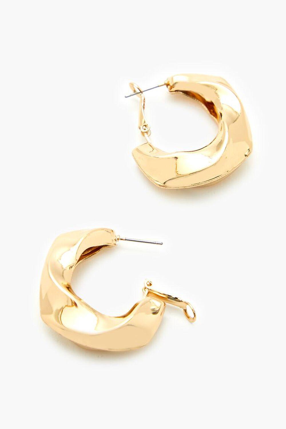 Twisted Hoop Earrings | Forever 21 Product Image