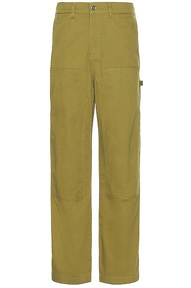 SATURDAYS NYC Morris Canvas Carpenter Pant Green. (also in ). Product Image