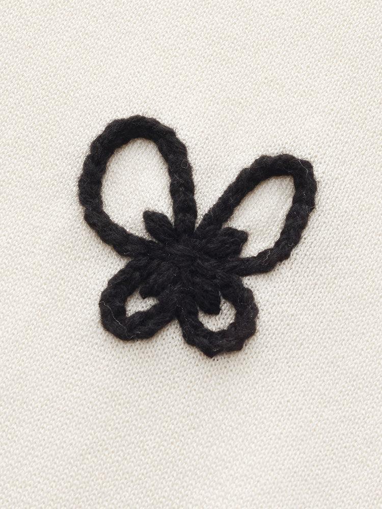 Tencel Butterfly Women Knit Top Product Image