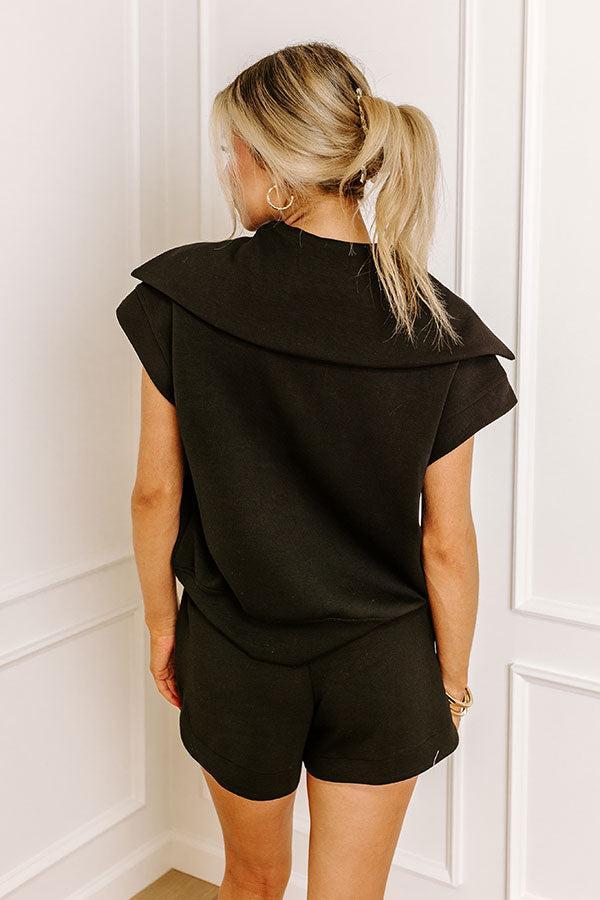 Casual Comfort Sweatshirt in Black Product Image