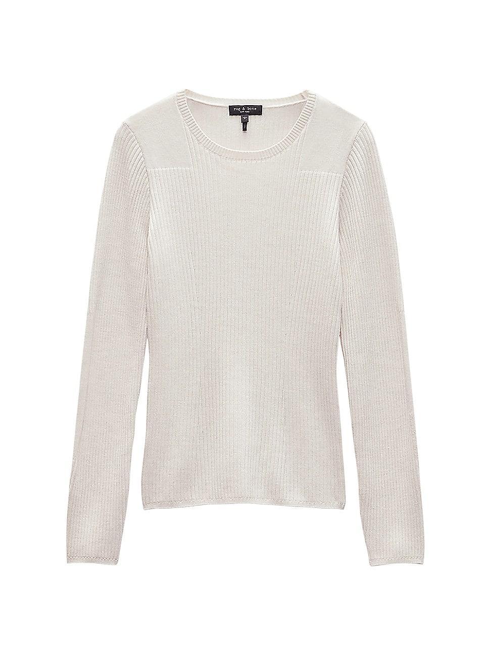 Womens Audrina Rib-Knit Top Product Image