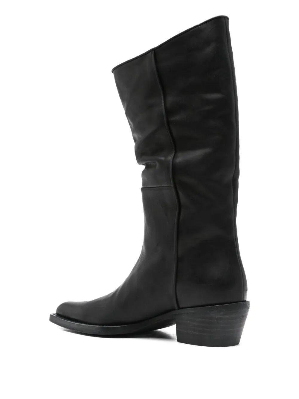45mm leather pointed-toe boots Product Image