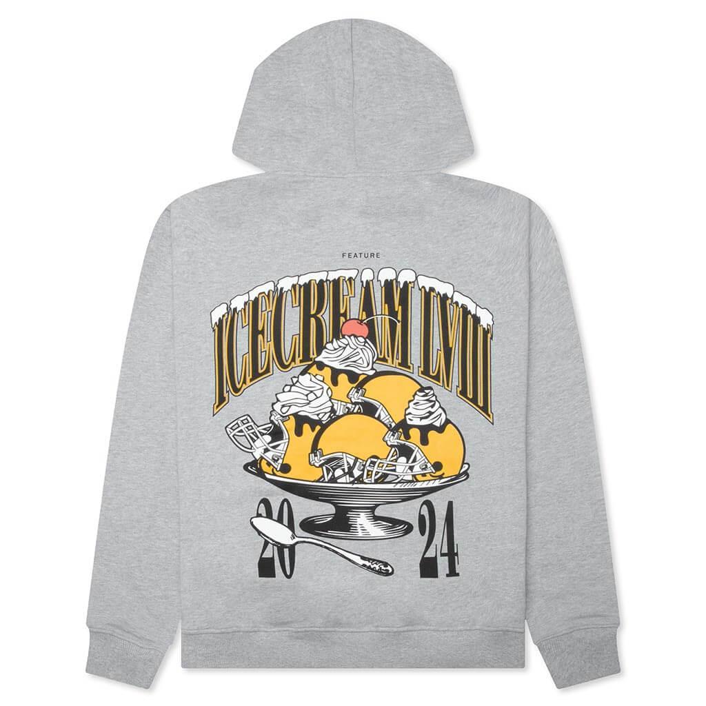 Feature x Icecream Super Bowl Hoodie - Heather Grey Male Product Image