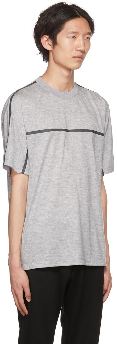 ZEGNA Gray Merino T-shirt In K95 Grey Product Image