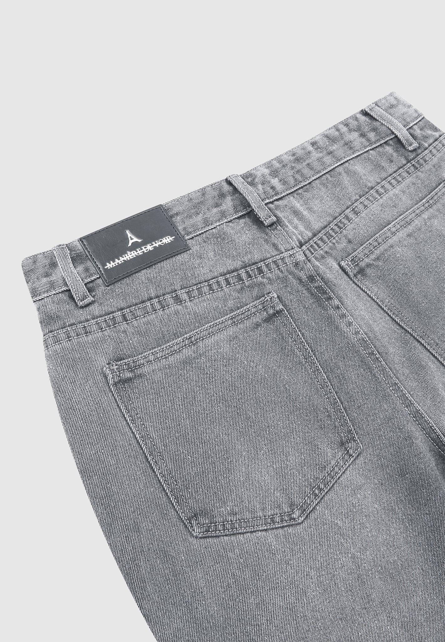 Regular Fit Jeans - Washed Grey Male Product Image
