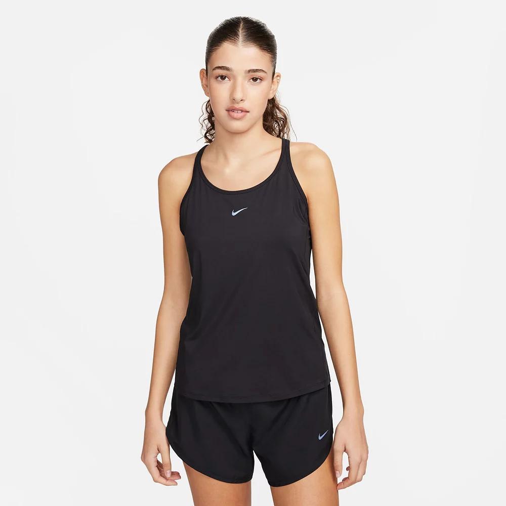 Women's Nike One Classic Dri-FIT Strappy Tank Top, Size: Large, Black Product Image