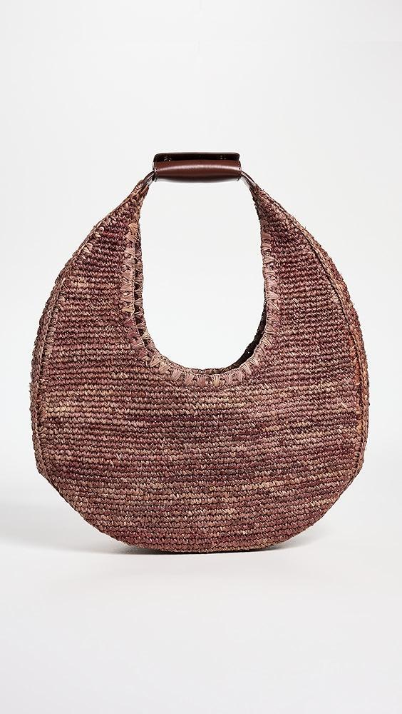 STAUD Large Raffia Moon Tote Bag | Shopbop Product Image