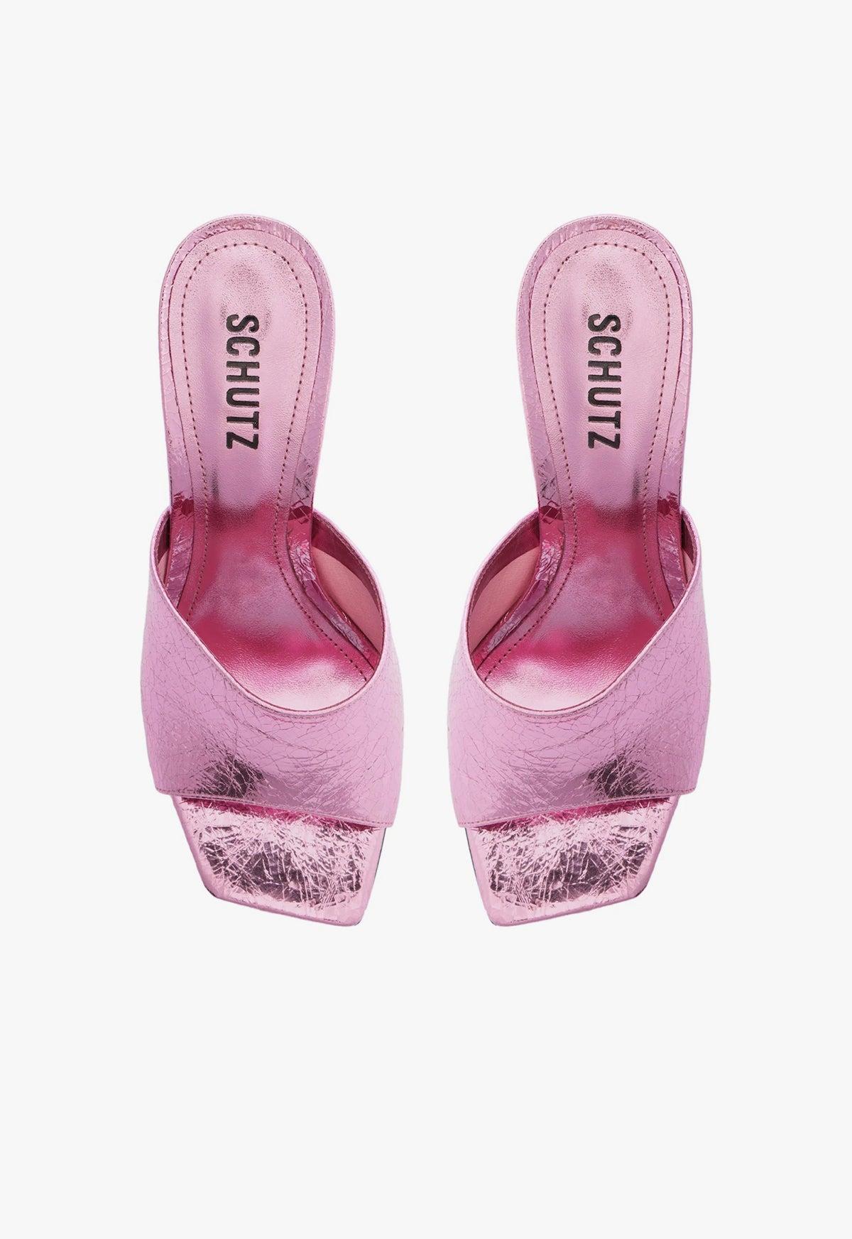 Nattie Metallic Leather Sandal Female Product Image