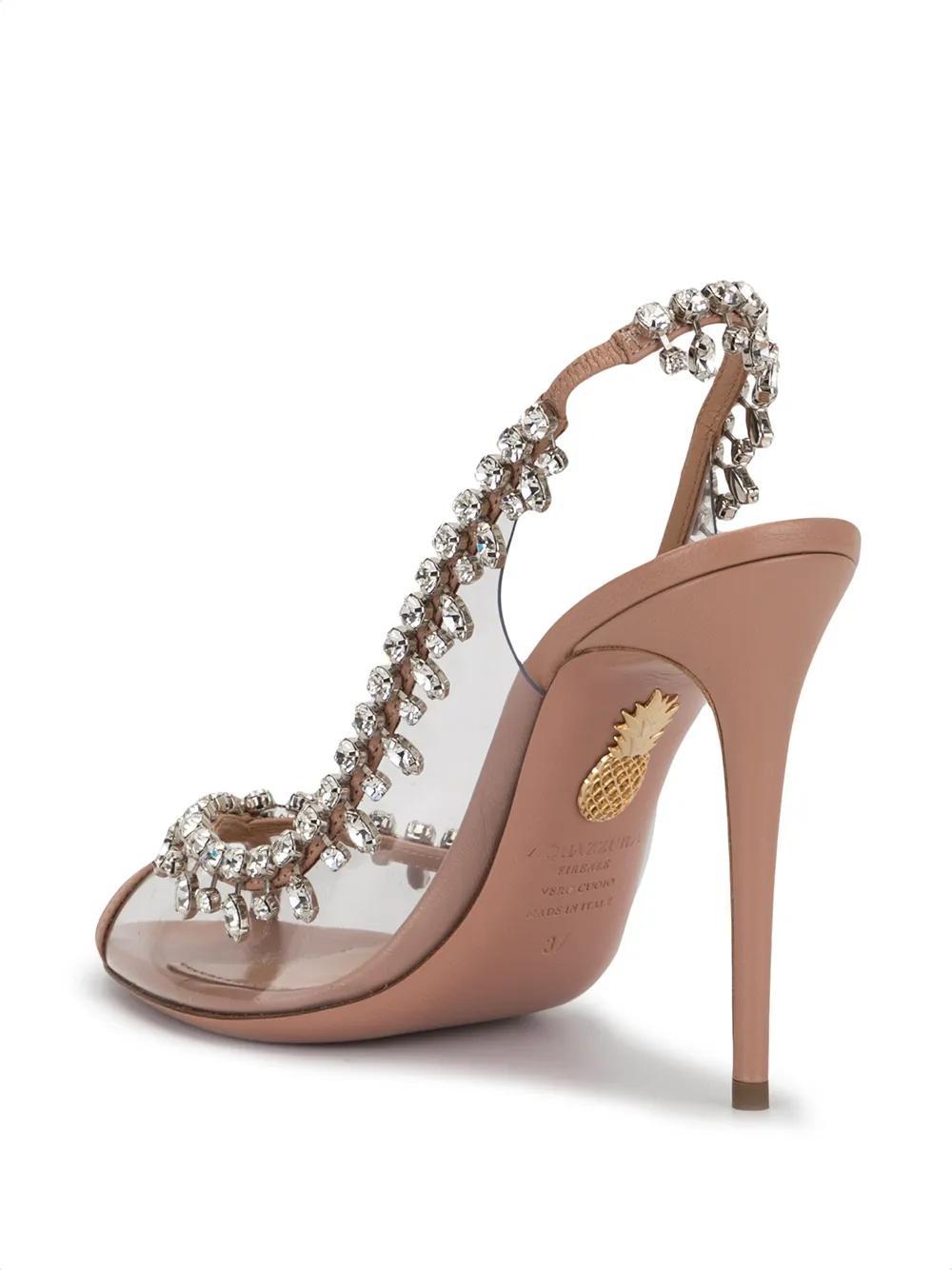 110mm Temptation crystal-embellished pumps Product Image