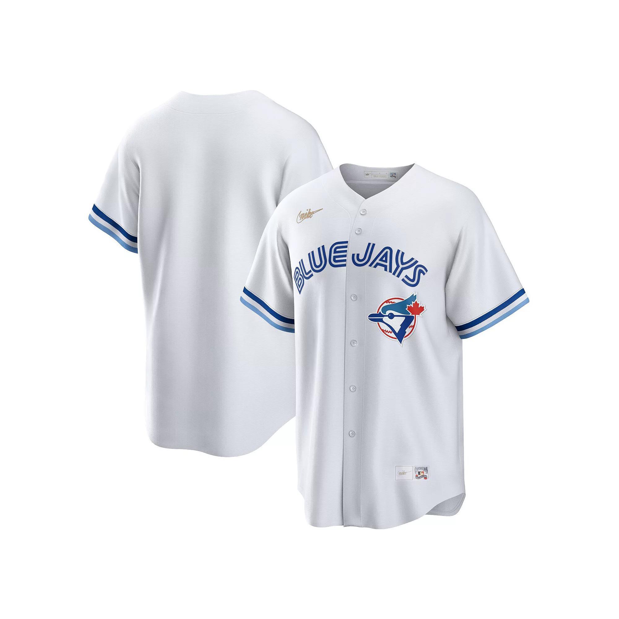 Men's Nike White Toronto Blue Jays Home Cooperstown Collection Team Jersey, Size: 3XL, Jay White Product Image