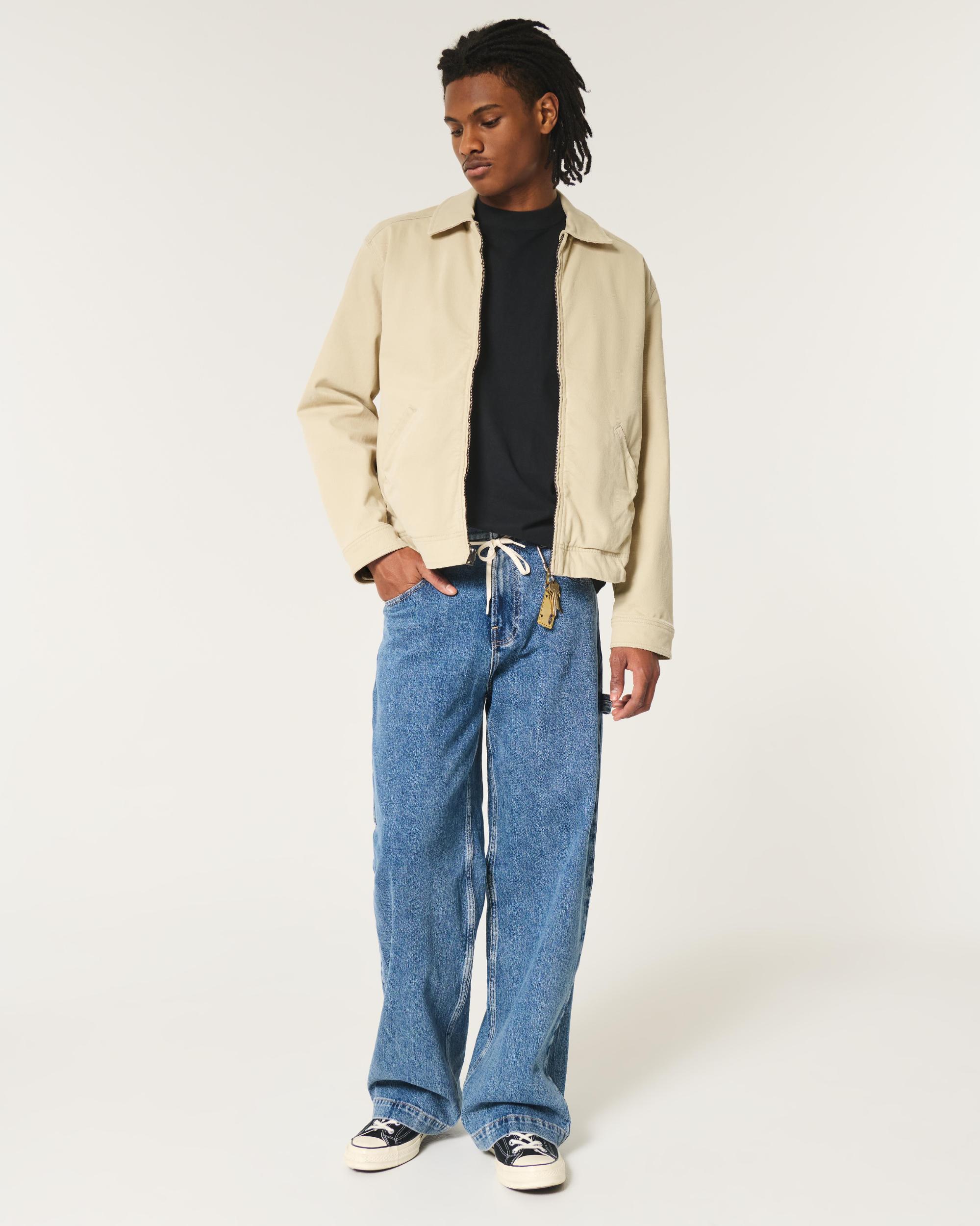 Zip-Up Workwear Jacket Product Image