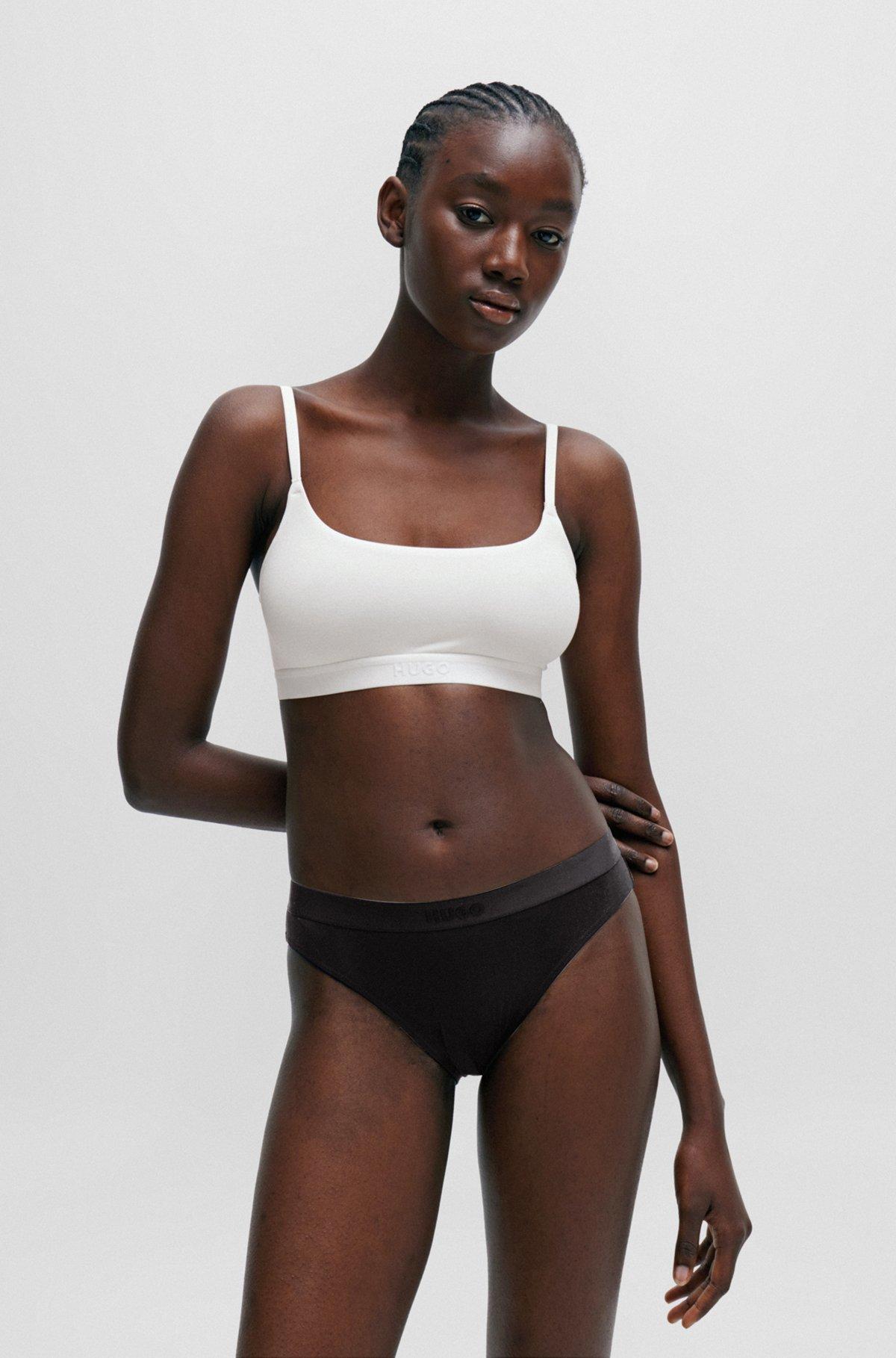 Two-pack of bralettes in stretch modal Product Image