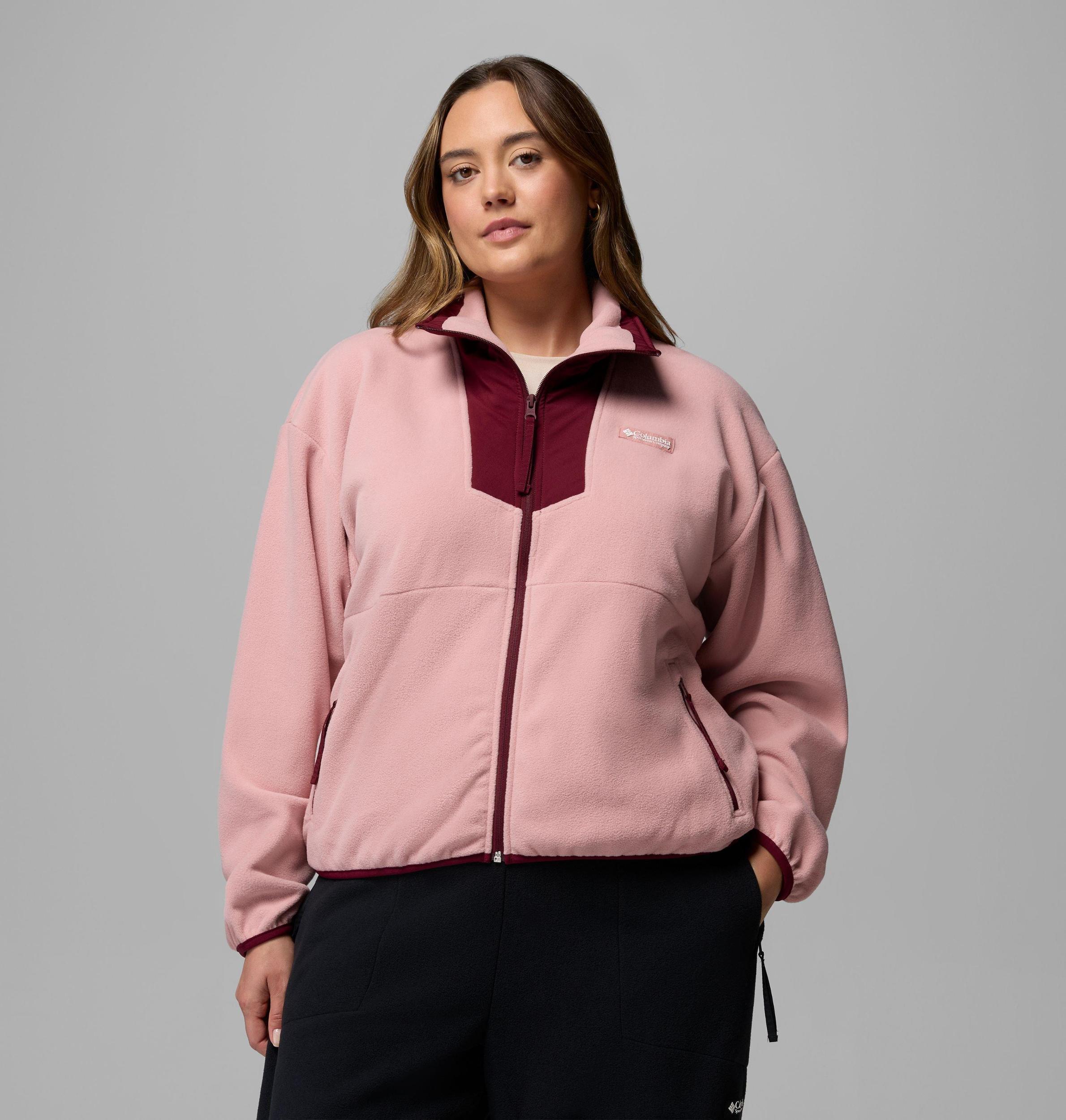 Columbia Womens Sequoia Grove Full Zip Fleece - Plus Size- Product Image