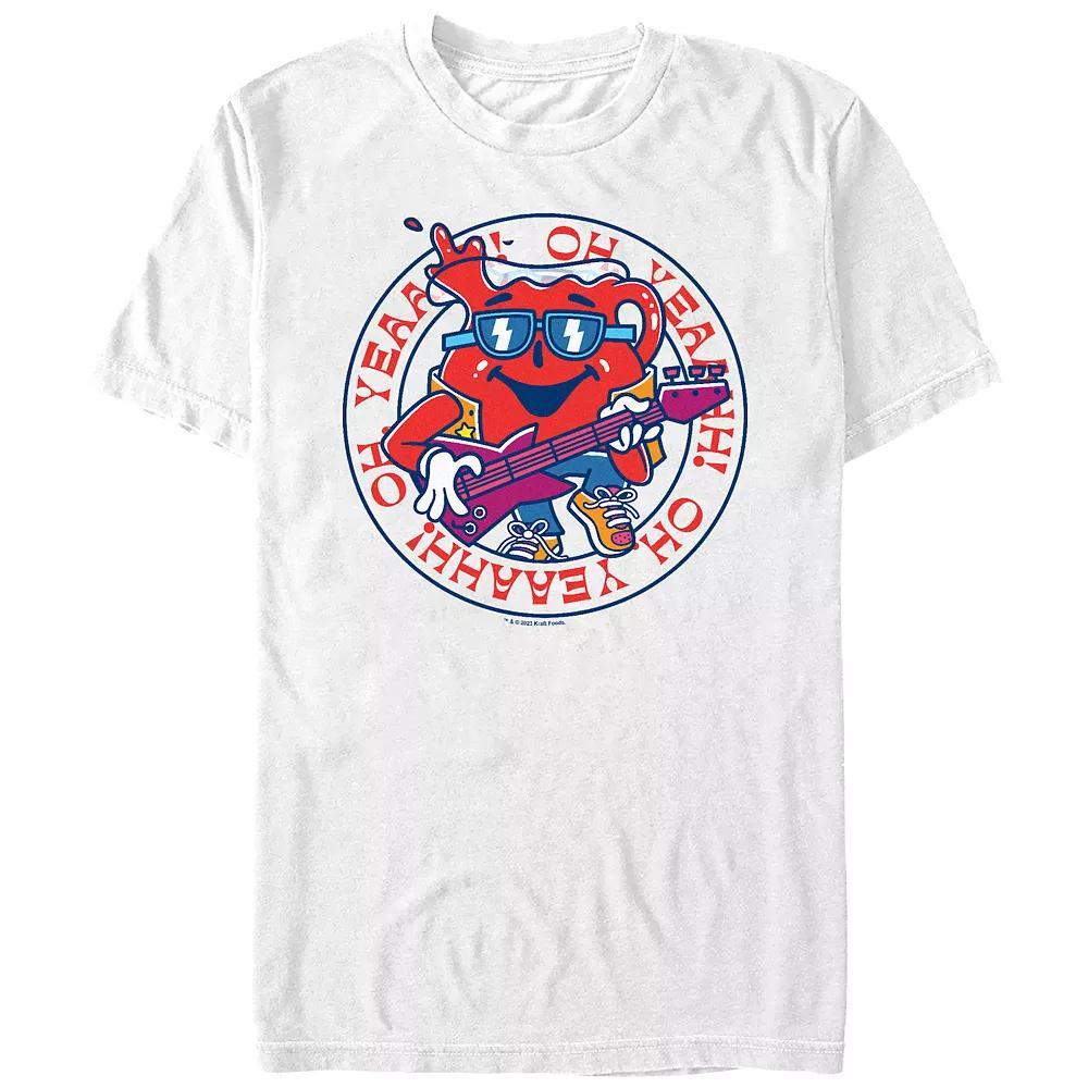 Men's Kool Aid Oh Yeah Rocker Graphic Tee, Size: Medium, White Product Image