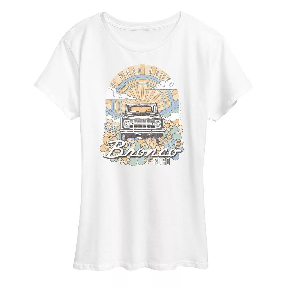 Women's Ford Bronco Rare Breed Retro Graphic Tee,  Product Image